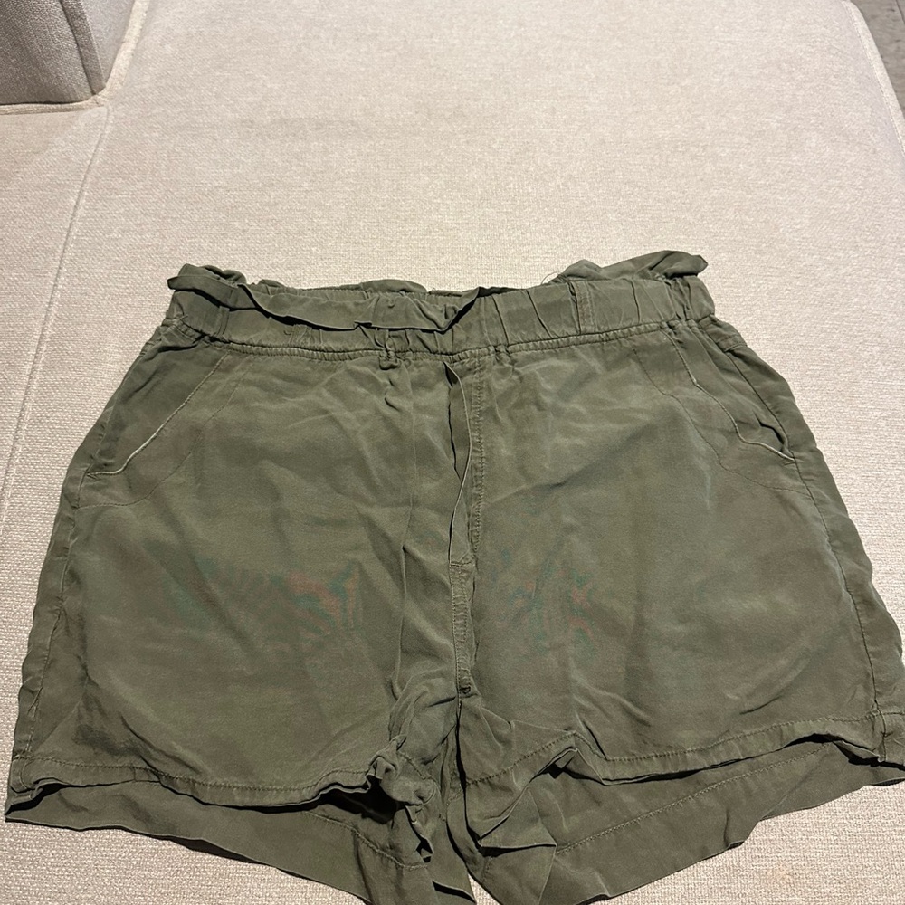 Thread & Supply High Waist Olive Shorts